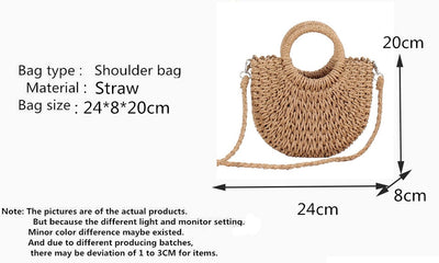 Woven Straw Bag