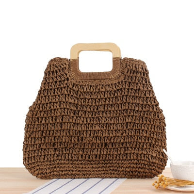 Women Summer Rattan Bag