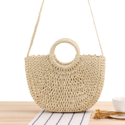 Women Summer Rattan Bag