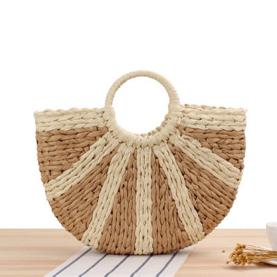 Women Summer Rattan Bag