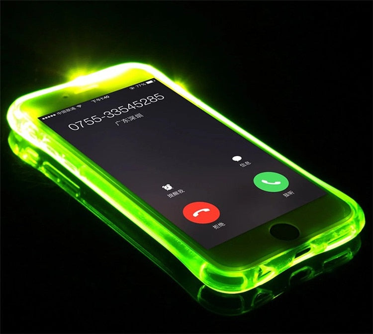 LED Flash Transparent Casing