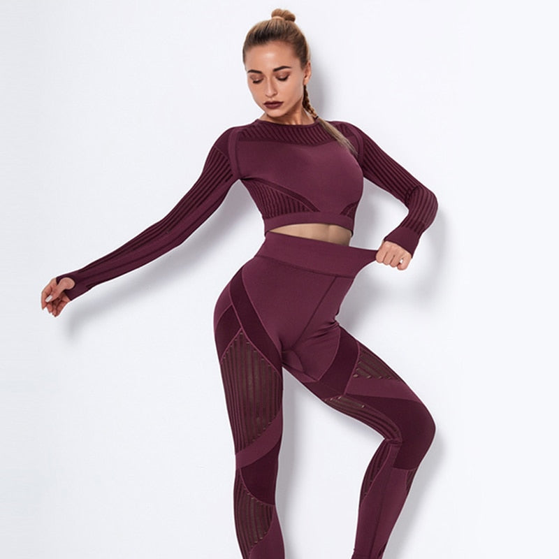 High Waist Running Sport Suit