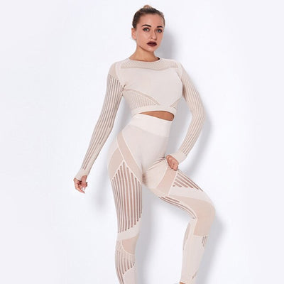 High Waist Running Sport Suit